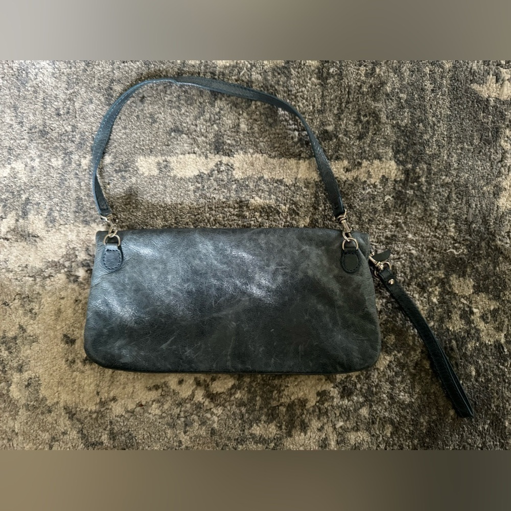 GIANNI CHIARINI; Made in Italy; Designer
Turquoise Leather Envelope Bag - Picture 7 of 8